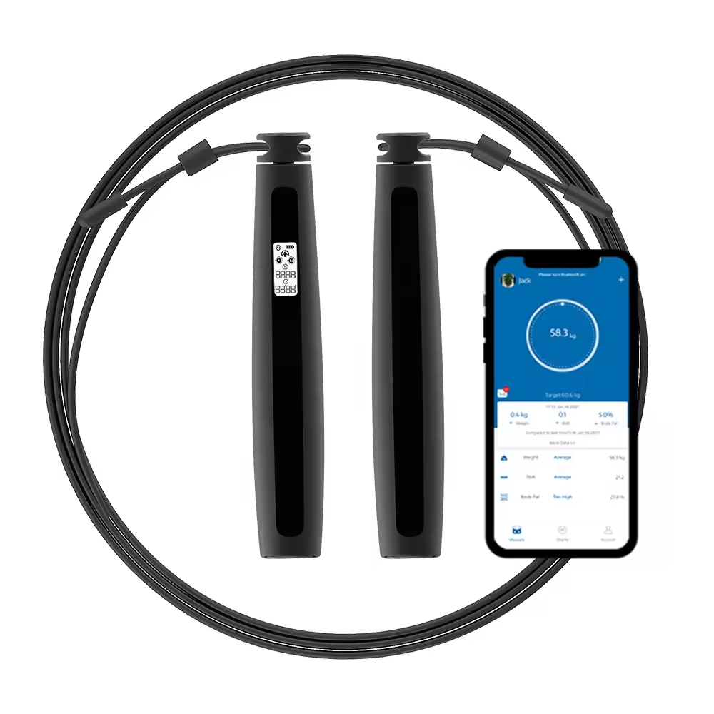 Smart Jump Rope Digital Counter - Smart Skipping Rope for Fitness, Jump