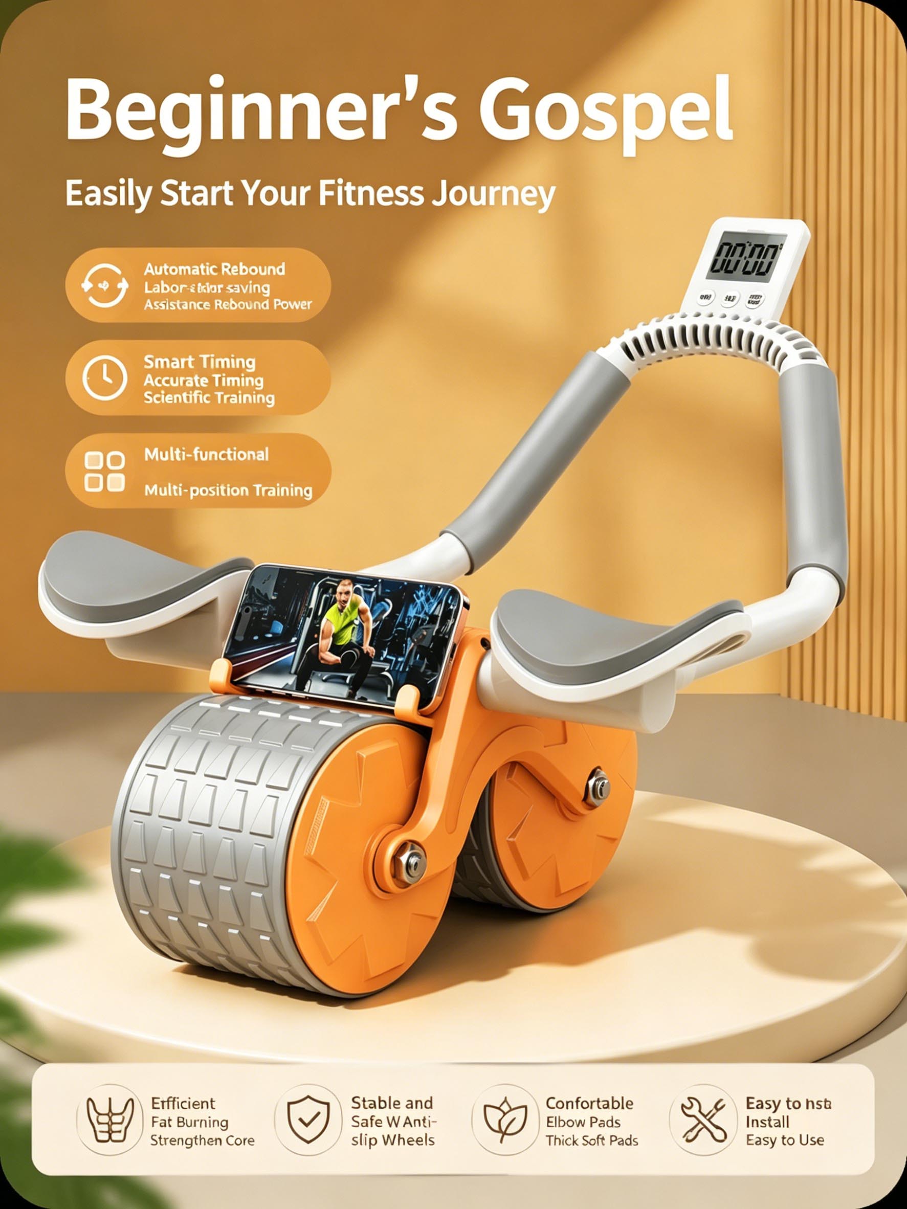Elbow Support Abdominal Roller - огляд і ціна Ab Roller Wheel With Elbow Support