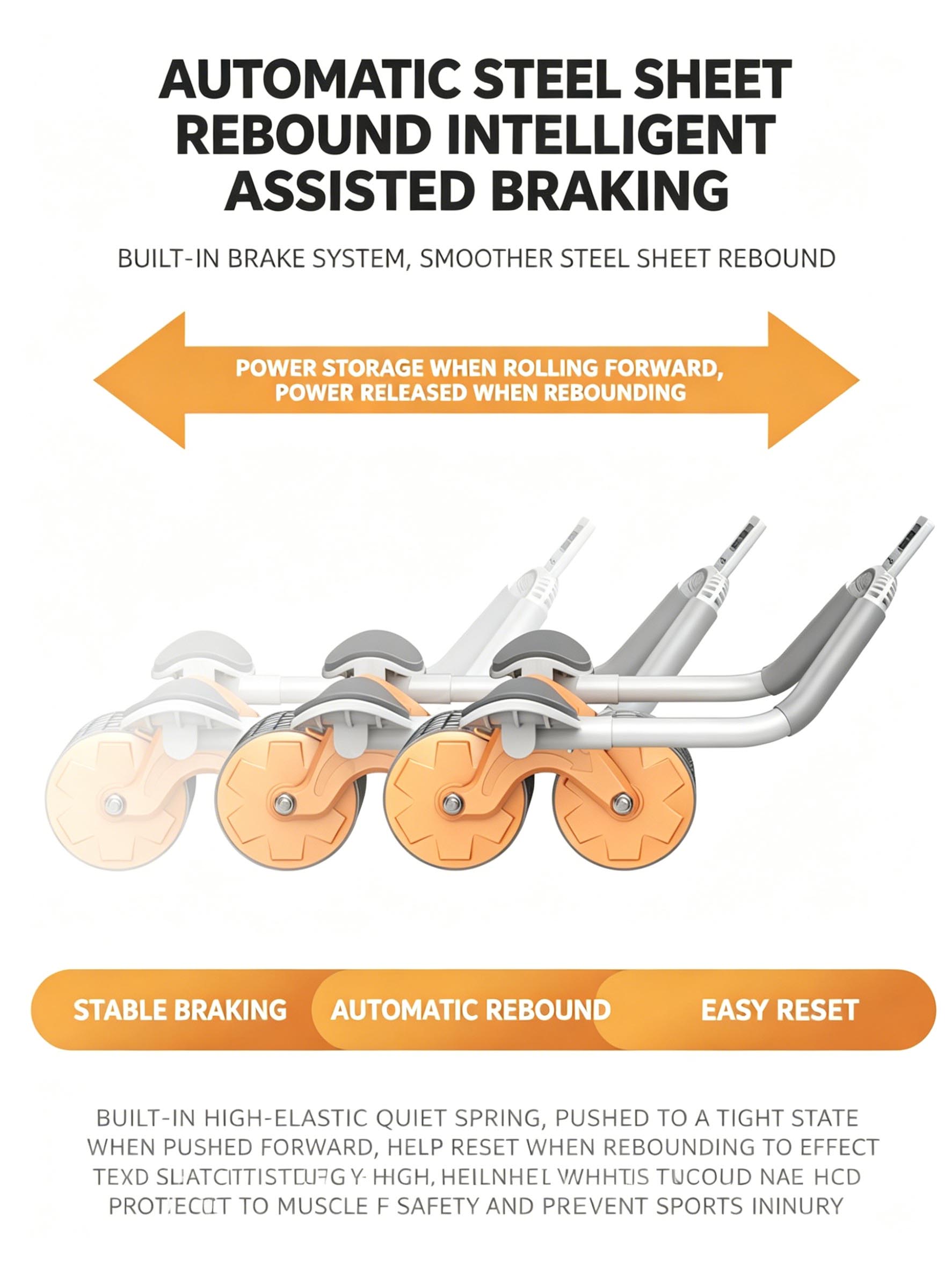 Elbow Support Abdominal Roller - огляд і ціна Ab Roller Wheel With Elbow Support