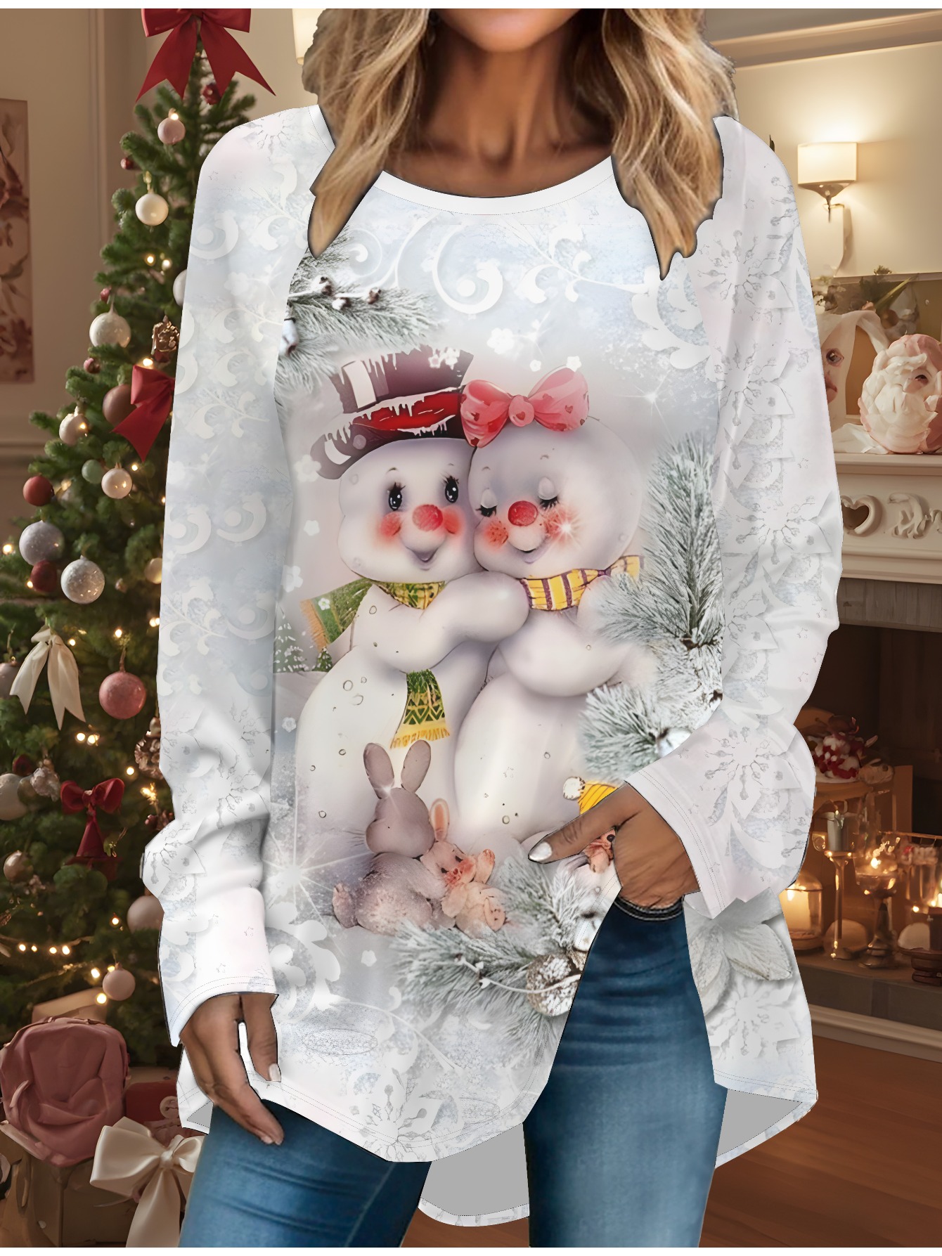 Women's Cozy Christmas Snowman - огляд і ціна Camping